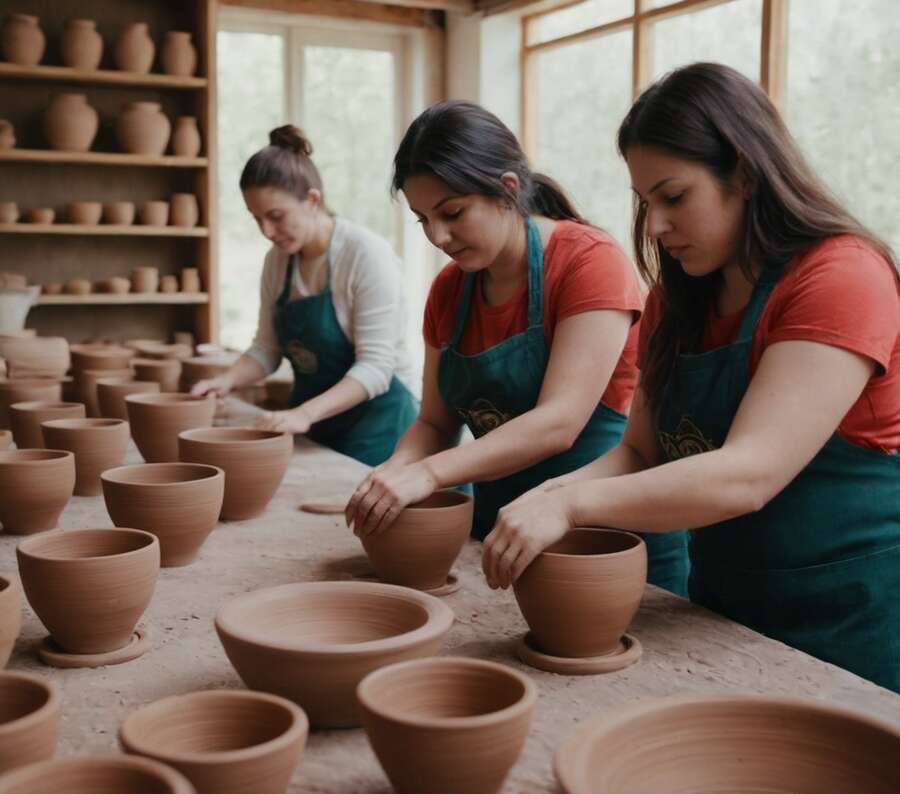 Μάθημα κεραμικής στο TerraPottery